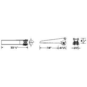 Stainless Steel Universal Anchor Roller&frasl;Mount