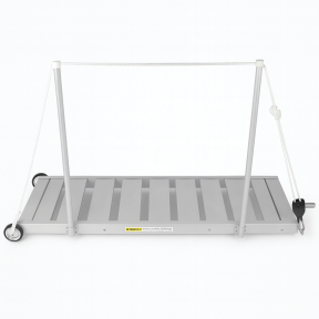 MG120 Safe Portable Aluminum Boat Access Ramp w/ Handrail (4 ft.)