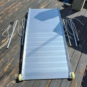 WG6 Wheelchair Access Aluminum Ramp w/ Dual Handrails (5 ft. 10")