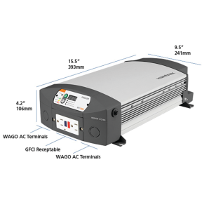 1000W Freedom HF Modified SW Inverter Charger - 12V DC In, 120V AC Out, 20A