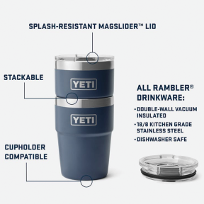 16 oz Stackable Cup with Magslider Lid