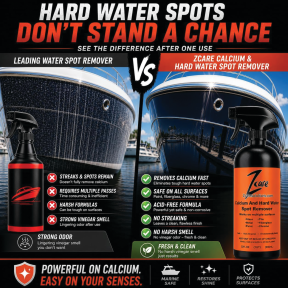 Hard Water & Calcium Spot Remover for Boats & Cars