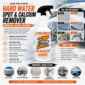 Hard Water & Calcium Spot Remover for Boats & Cars