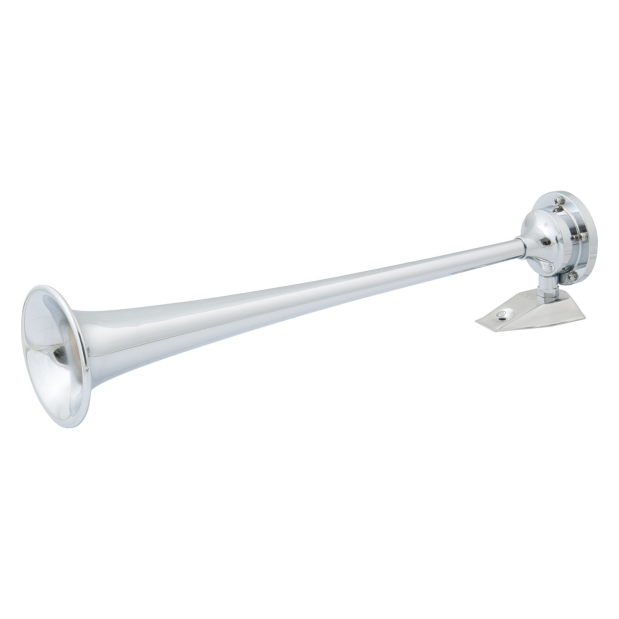 12V CHR/BRS SINGLE TRUMPET AIR HORN