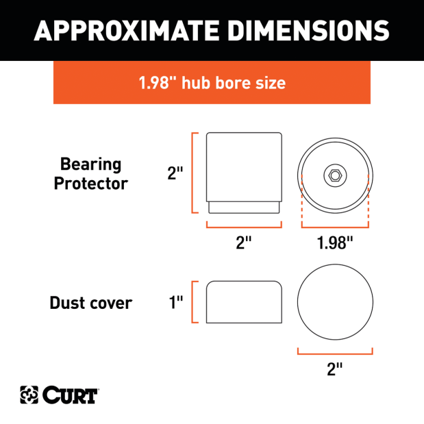 1.98" Bearing Protectors & Covers (2-Pack)