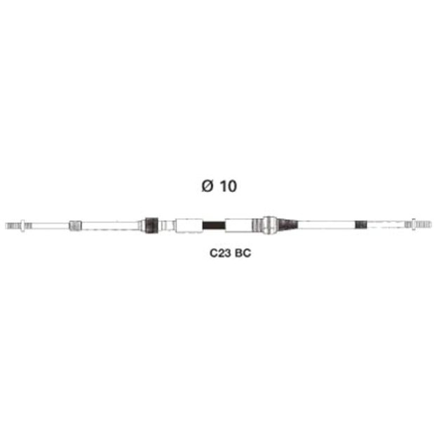 C23BC Stainless Steel Engine Control Cable