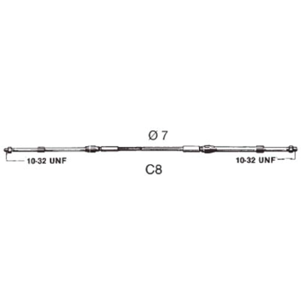 C8 Engine Control Cables