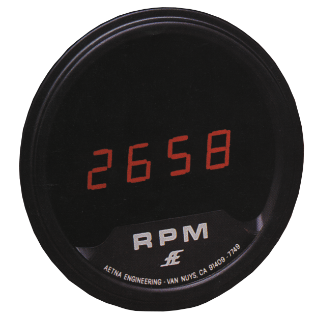 DIGITAL TACH LCD BLK MEDIUM HOUR