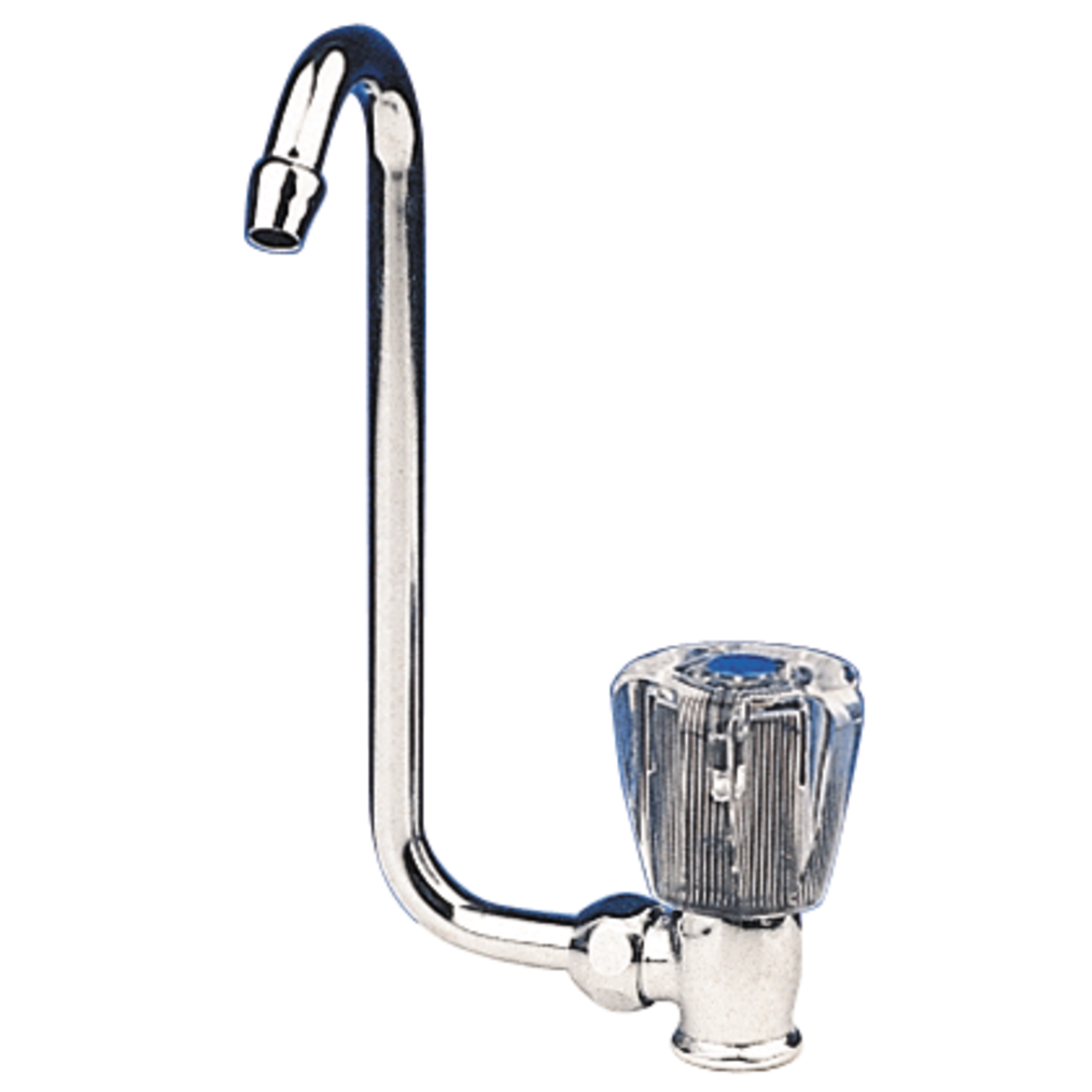 Tap with Folding Spout and Acrylic Knob