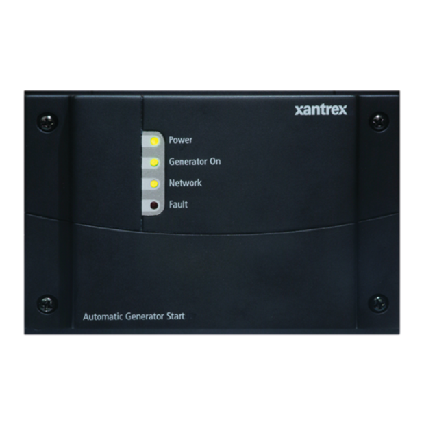 Automatic Generator Start Panel