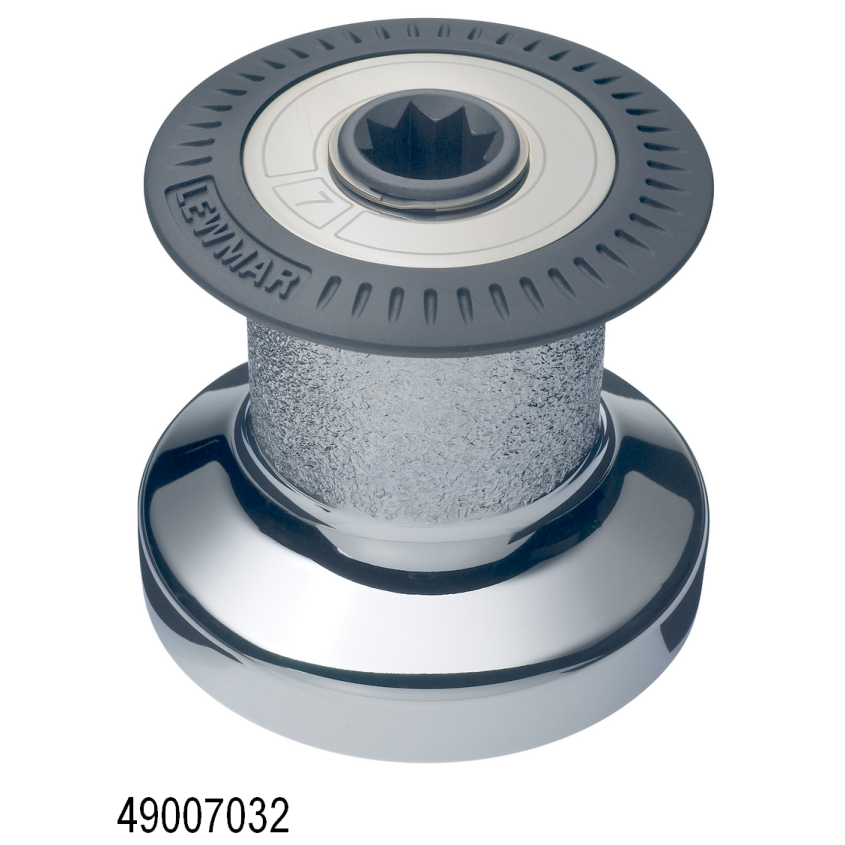Single Speed Aluminum Standard Winches - 8A SINGLE SPEED WINCH ALUM   7.9:1