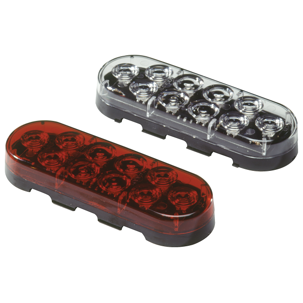 6" Oval LED Stop, Tail and Turn Light