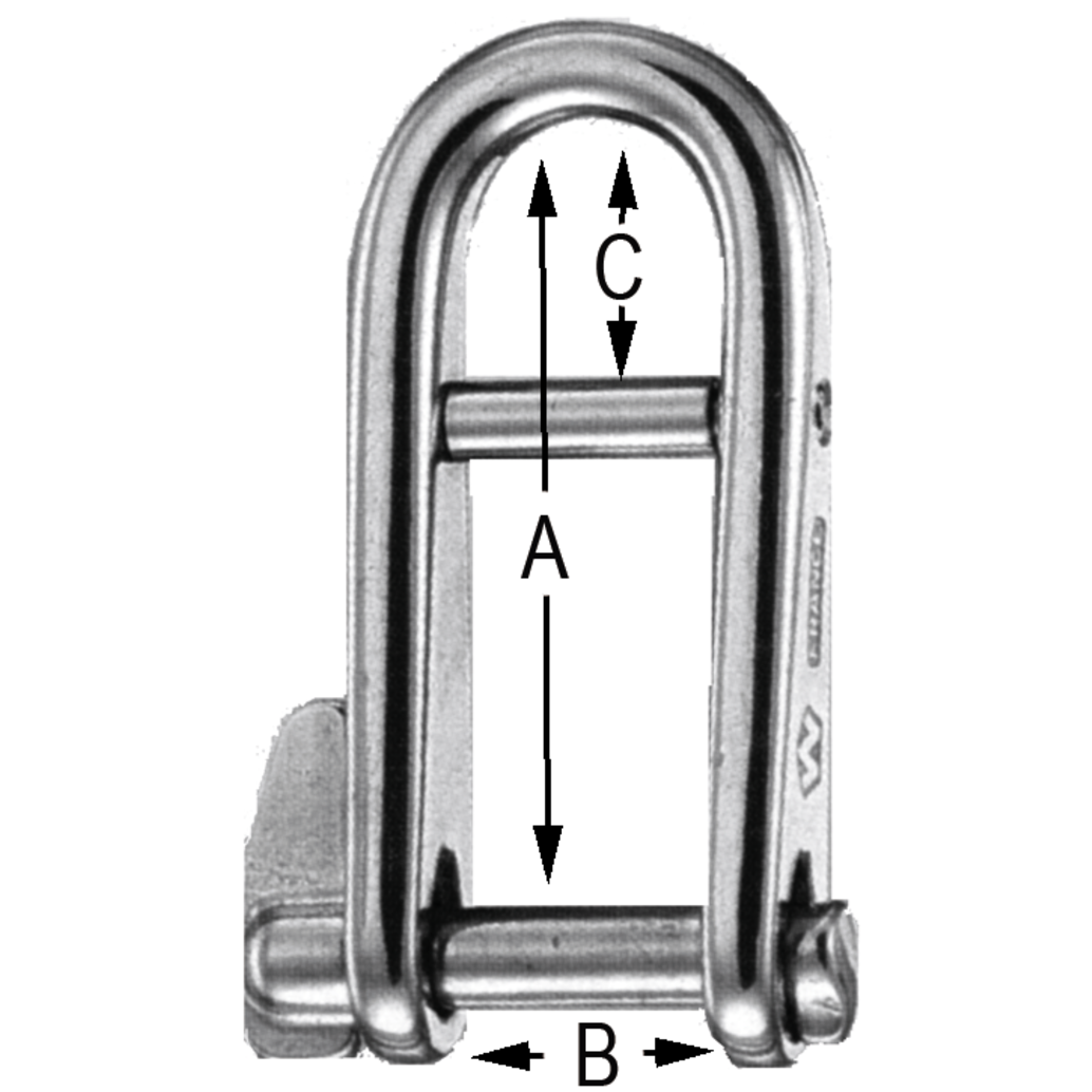 Key Pin Shackles with Bar