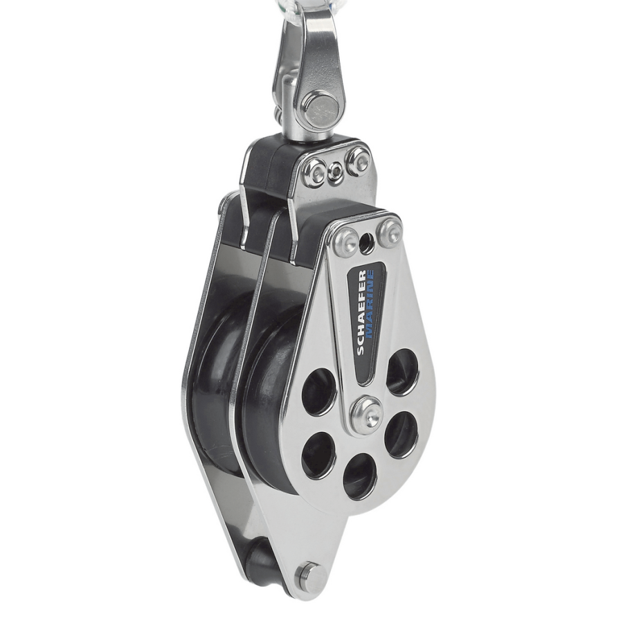 SCH 505-35 STAINLESS DOUBLE BLOCK W/ BECKET