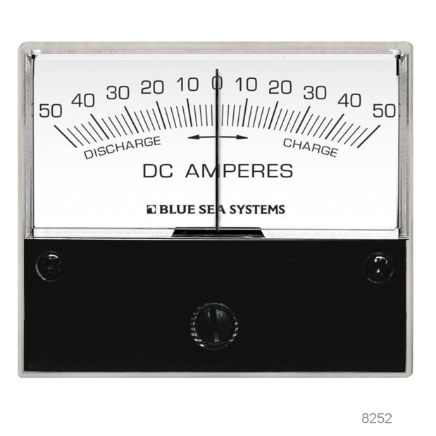 Zero Center DC Ammeters, Ammeter 100 - 0 - 100A (2-3&frasl;4" Face)