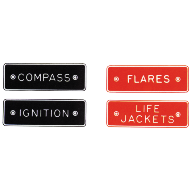 Molded Plastic Identi-Plates