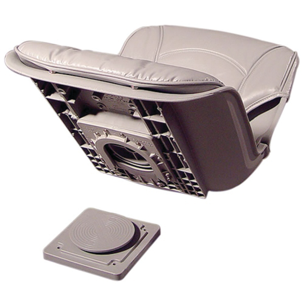 Lo Back Quick-Disconnect All Weather Swivel Seat