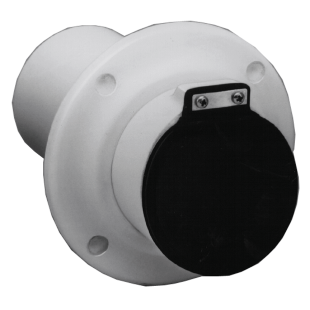Thru-Hull Exhaust Fittings with Flapper