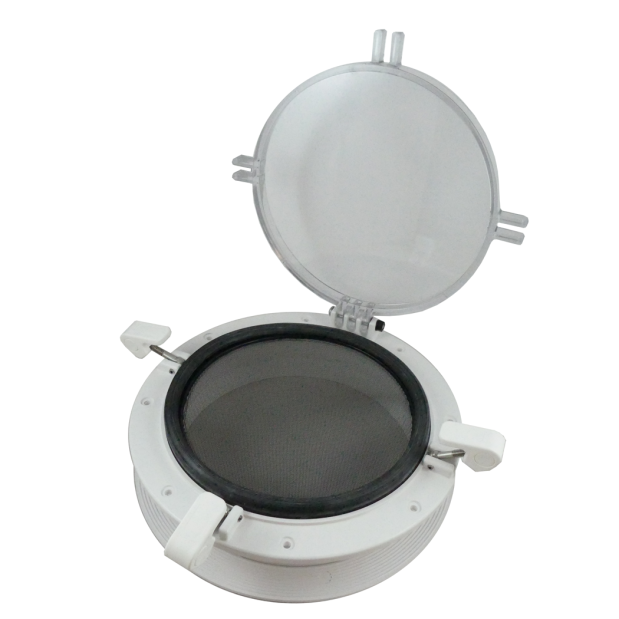 8" Round Opening Ports &amp; Screen