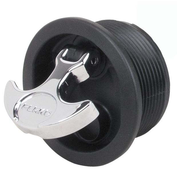1-1/4 TO 1-7/8IN BLK FLUSH LATCH
