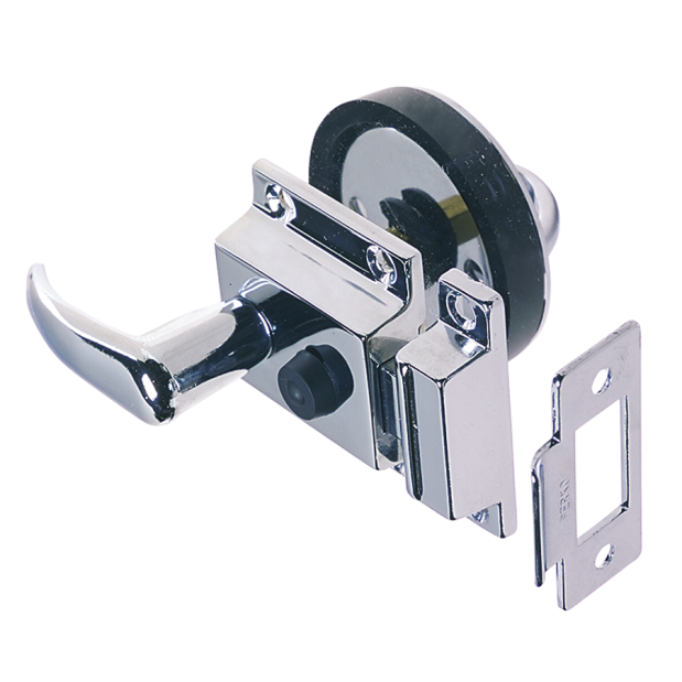 Flush Cup Rim Latch Set with Flush or Box Strike