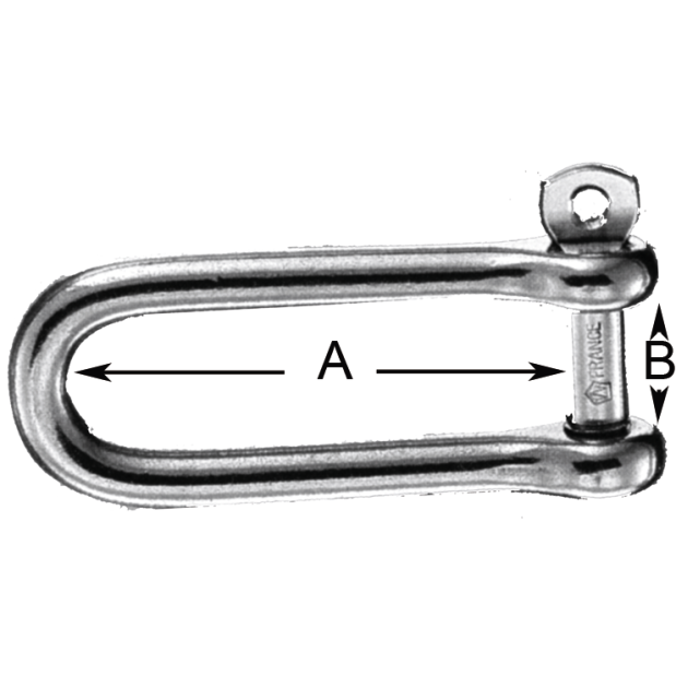 Captive Pin Long D Shackles