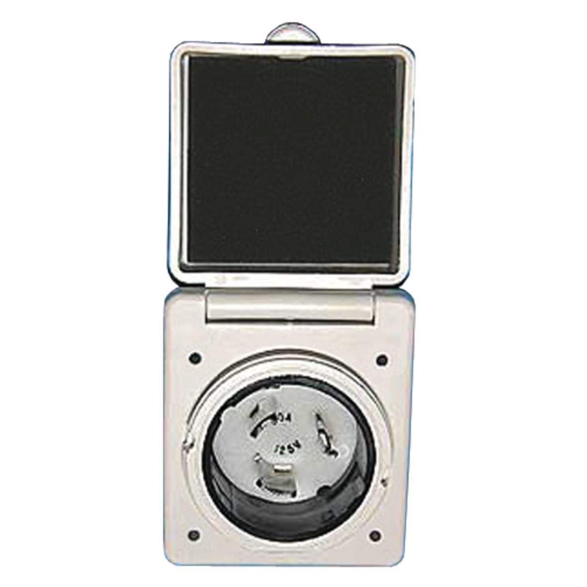 Standard Plastic 50 Amp 125V Easy-Lock&trade; Shore Power Inlet