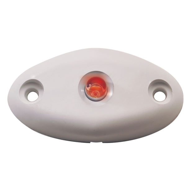 WHT SURFACE LIGHT RED LED