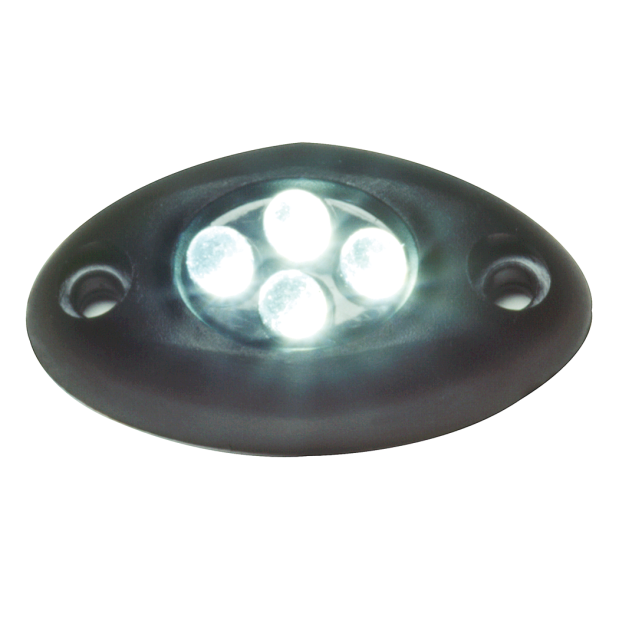 BLACK SURFACE LIGHT 4 AMBER LED