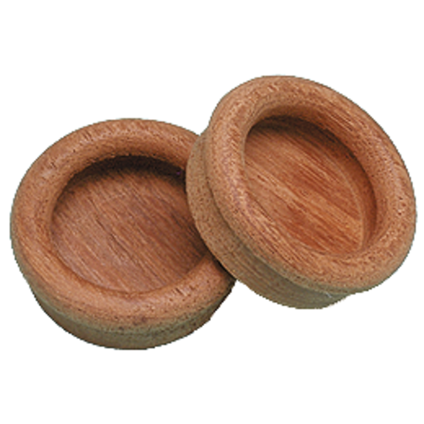 Round Teak Drawer Pull