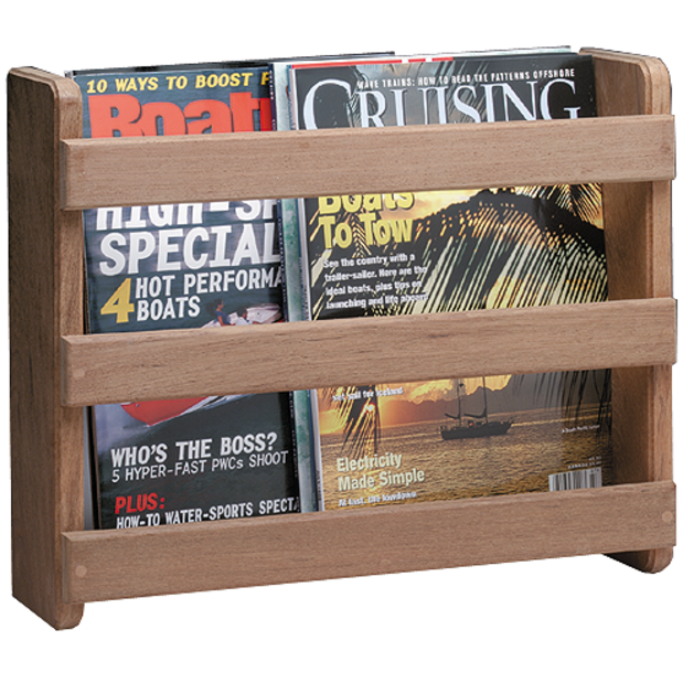 Teak Magazine Rack