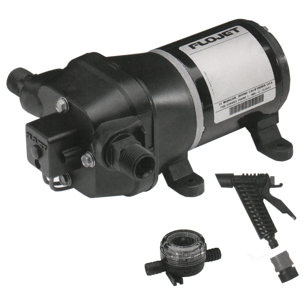 12V 3.5GPM WASHDOWN PUMP W/NOZZLE