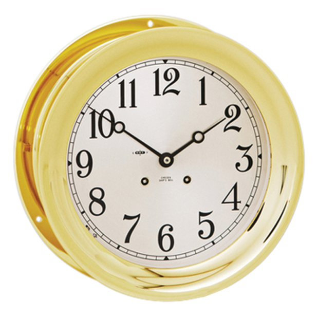 8.5IN BR SHIPS BELL CLOCK  HINGE
