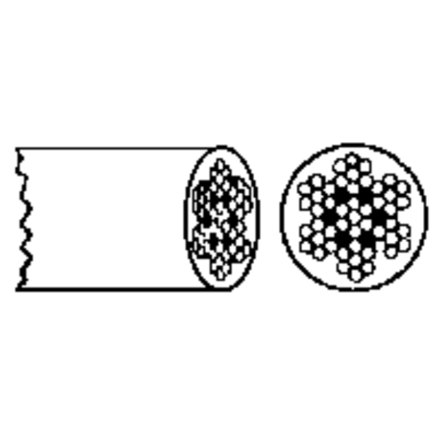 7x7 White Vinyl-Coated Wire