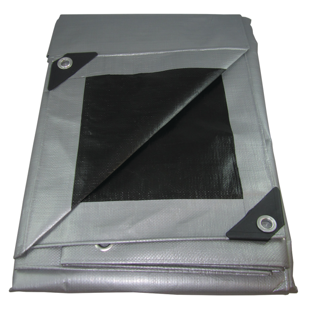 Silver UV-Resistant Poly Tarps