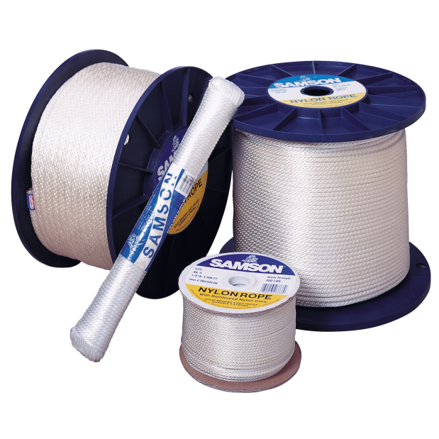Solid Braid White Nylon
