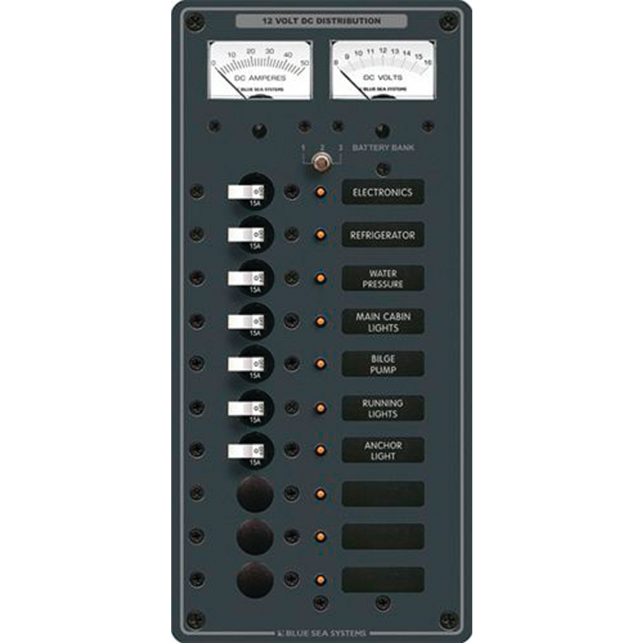 DC 10 Position Circuit Breaker Panel