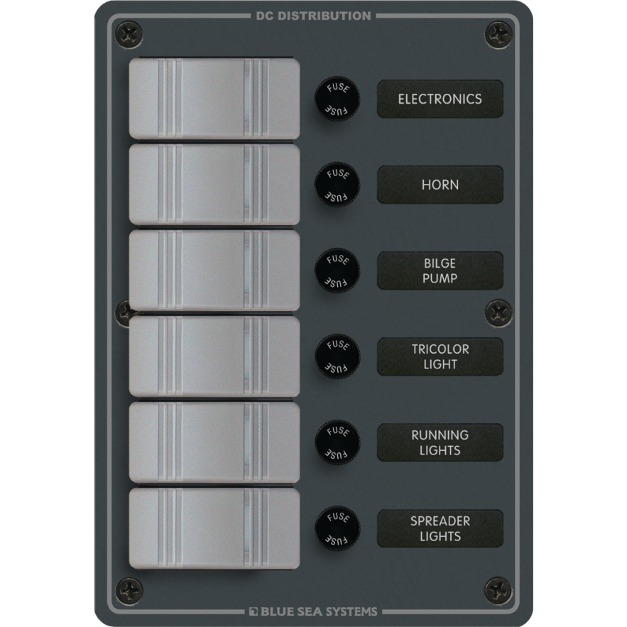 DC Water Resistant Rocker/Fuse Panels