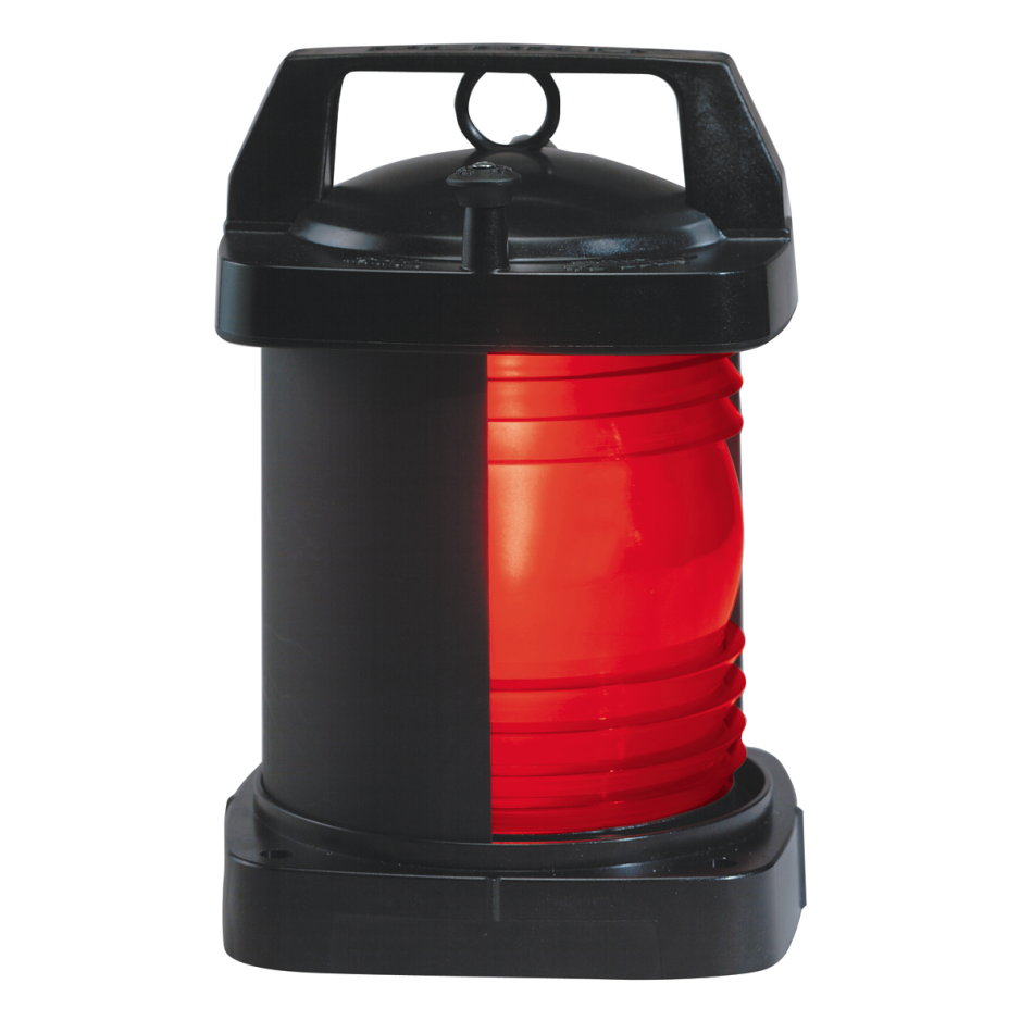 24/120/220V 3NM BLK SGL SIDELIGHT RED
