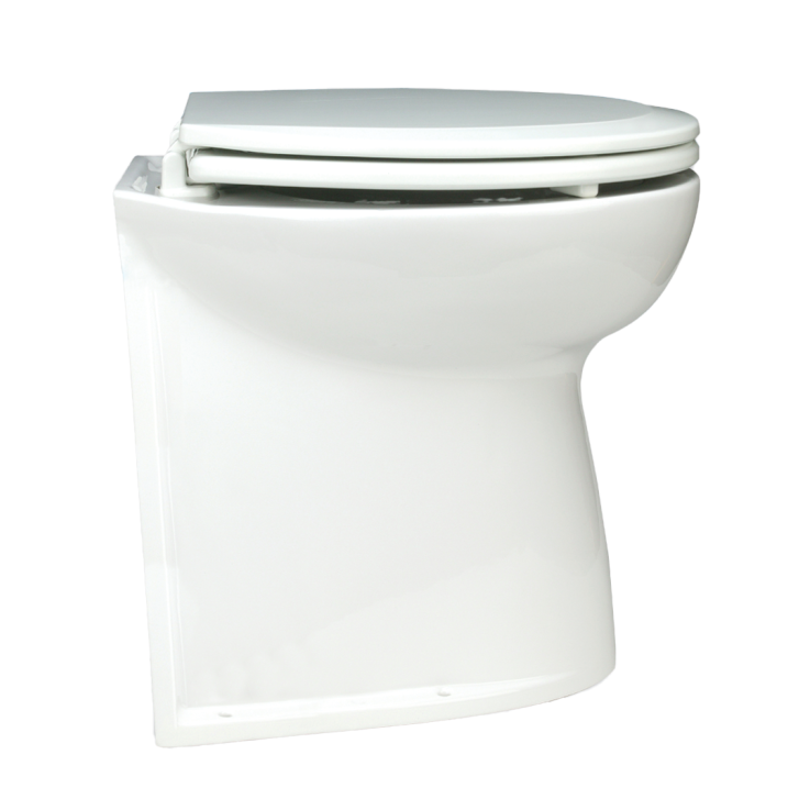 12V DLX FLUSH TOILET VERT/FRESH H2O