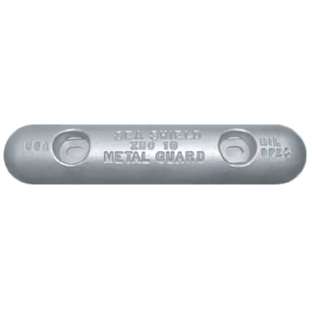 Oblong Slotted Plate Anodes - Zinc