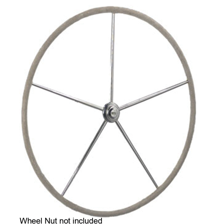 Leather Wrapped Stainless Stell Dished Destroyer&trade; Wheel