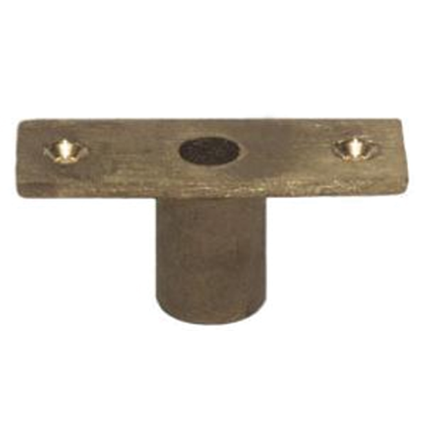 BRZ OARLOCK SOCKETS FLUSH MT (PR)