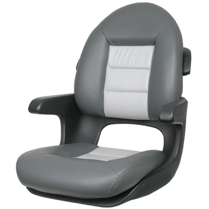 ELITE HELM SEAT HIGH BACK GRAY/BLK