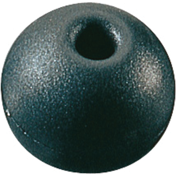 PARREL BEAD BLK 1-1/4IN 1/4IN ROPE