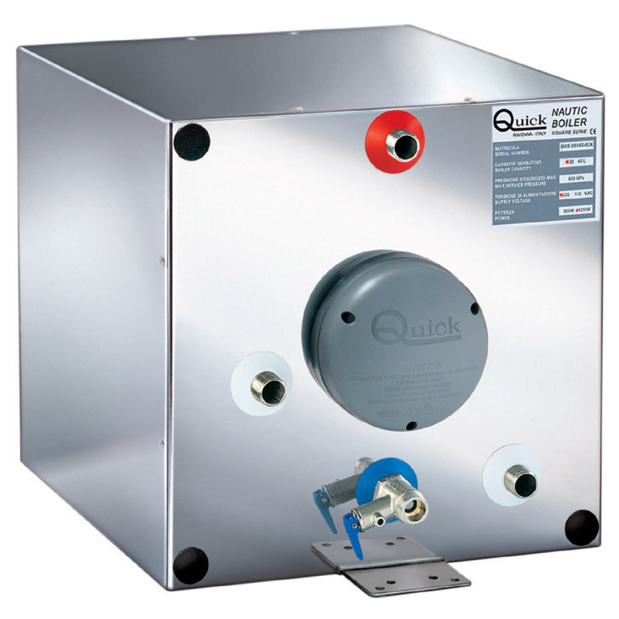 6.5 GAL SQR WATER HEATER W/ EXCHNGR