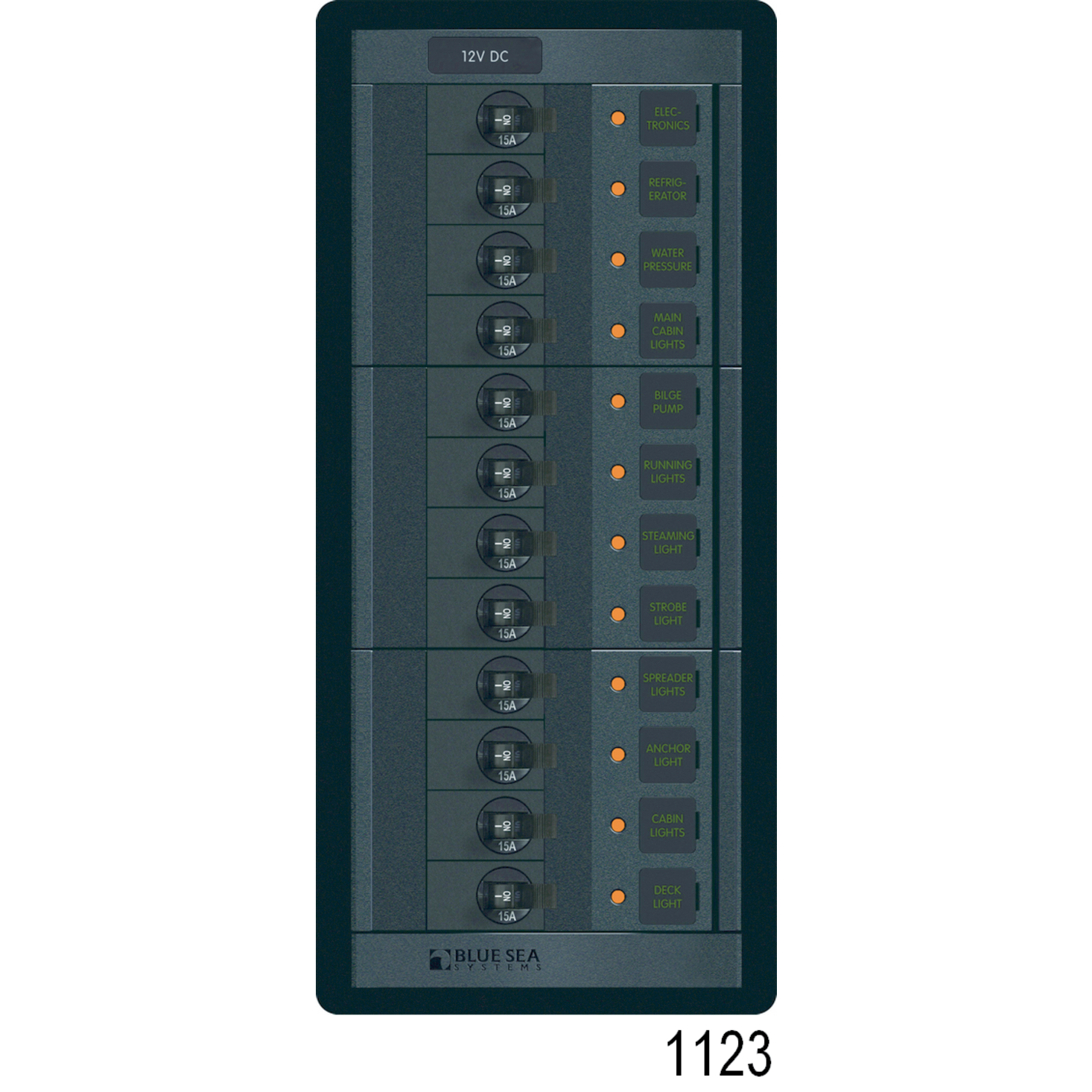 360 Panel Systems DC - 8 Positions with Analog Amp & Voltmeters
