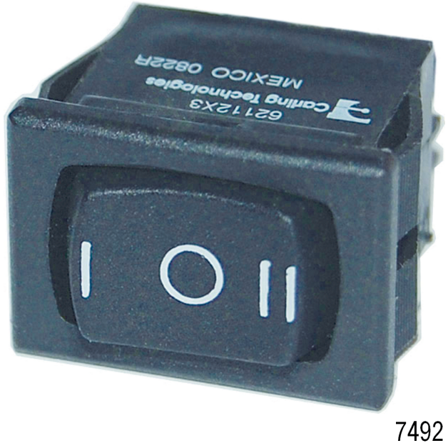 Rocker Switches, SPDT ON-OFF-(ON)