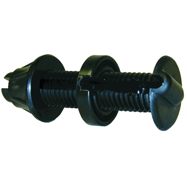 CEACAP BULKHEAD PASS THRU FTG BLACK
