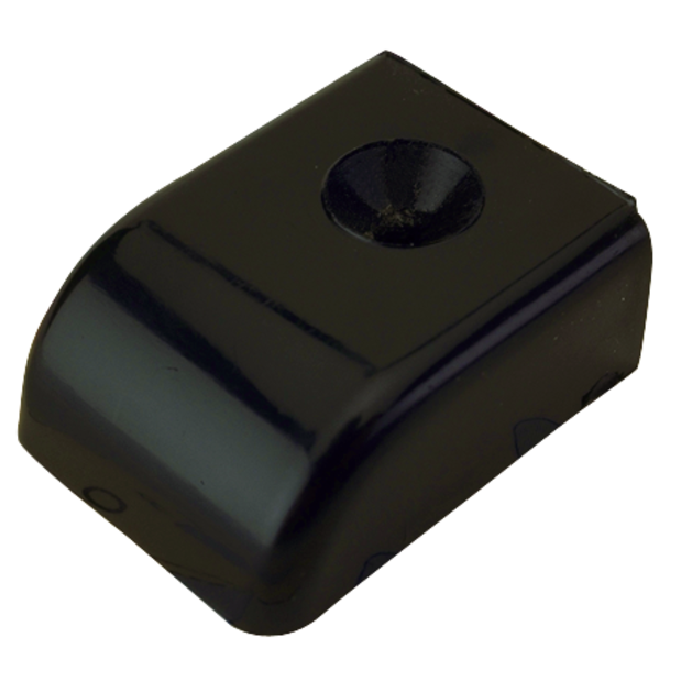 NYLON .85 TRACK END CAP COVER BLK